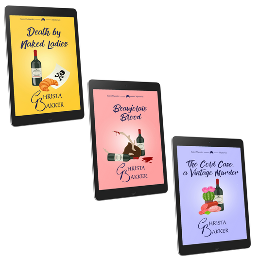The three first ebooks in the Saint-Maurice Mysteries in a row.